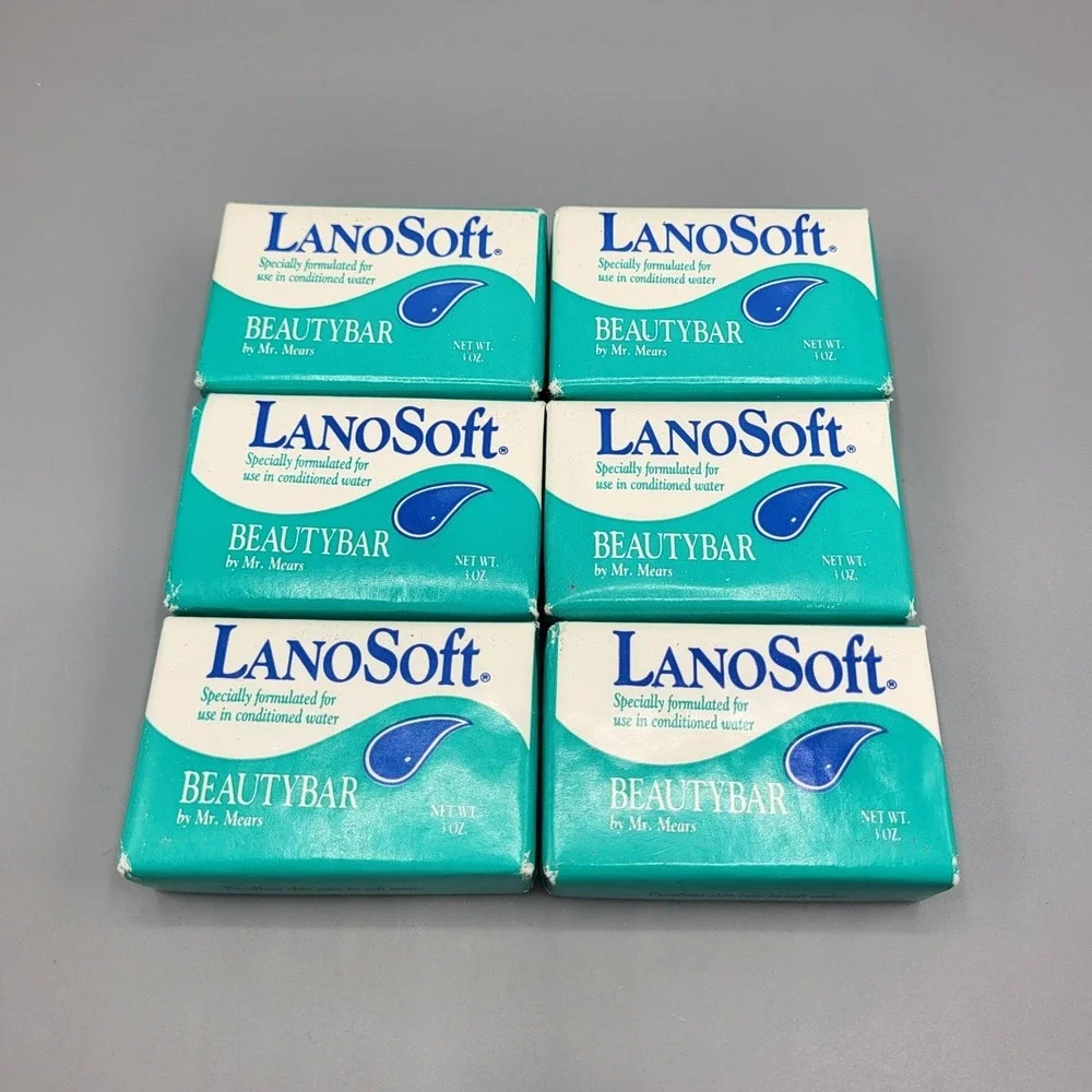 Lanosoft Lot of 6 Vintage Bars by Mr. Mears Beauty Bar Soap New Sealed